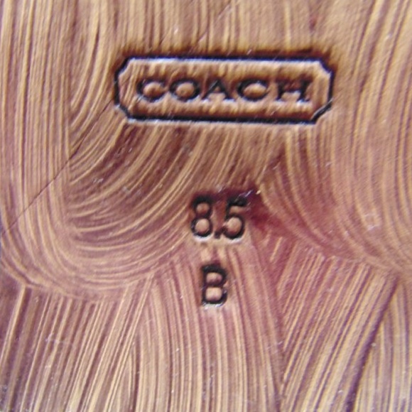 Coach Jacinda Black Leather Boots Size 8.5 - Picture 7 of 8